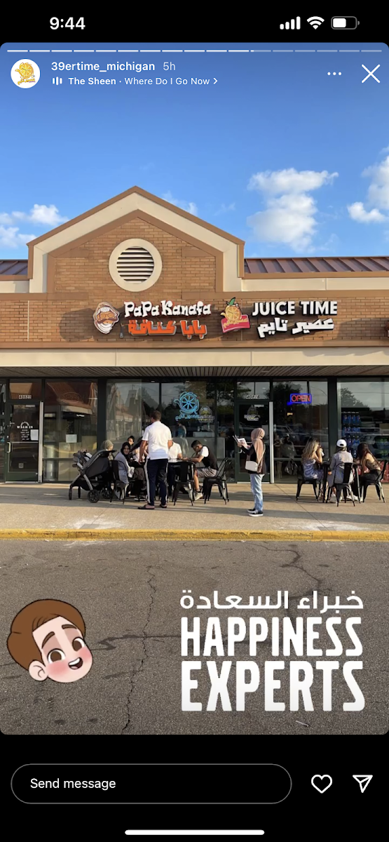 Juice Time & Papa Kunafa